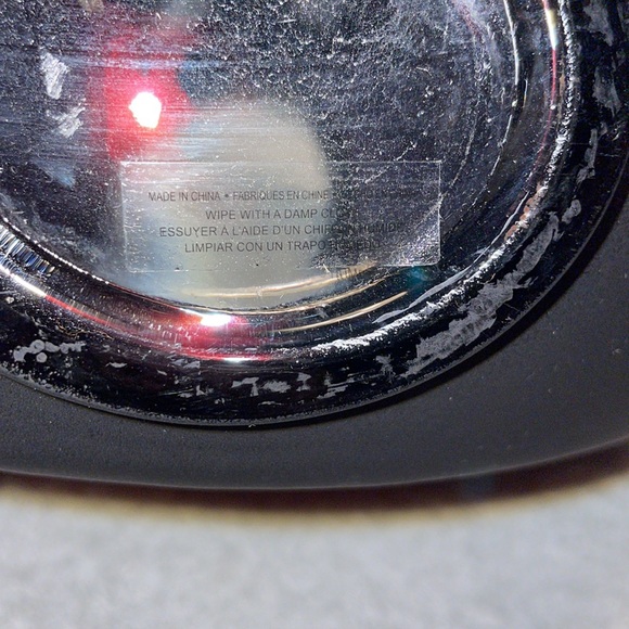 Two-faced matte black glass vase. NWT. Contemporary and unique. - Picture 4 of 9